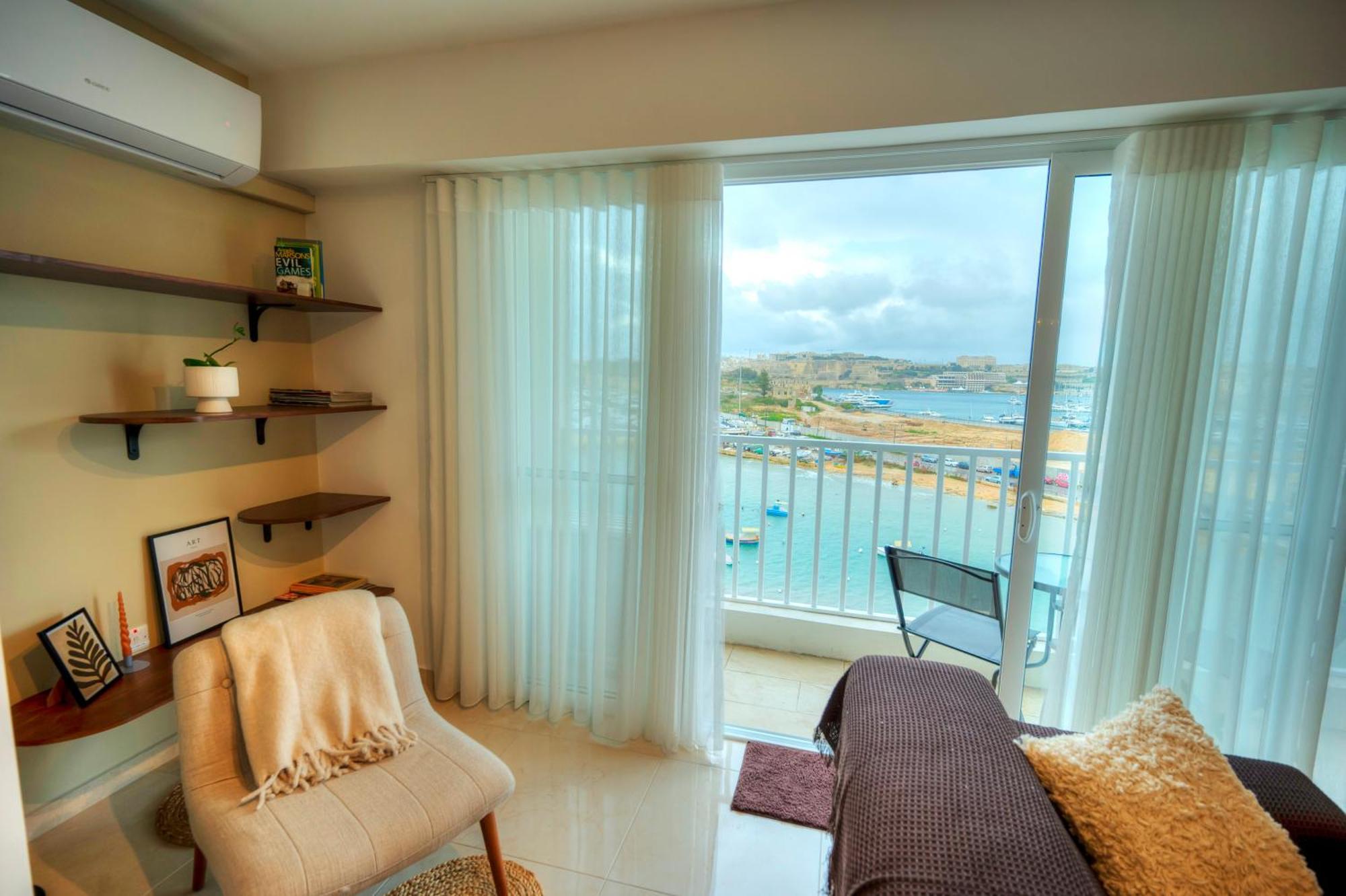 Appartamento Luxury & Stylish 2bedroom Seafront, Balcony Gogzr-4